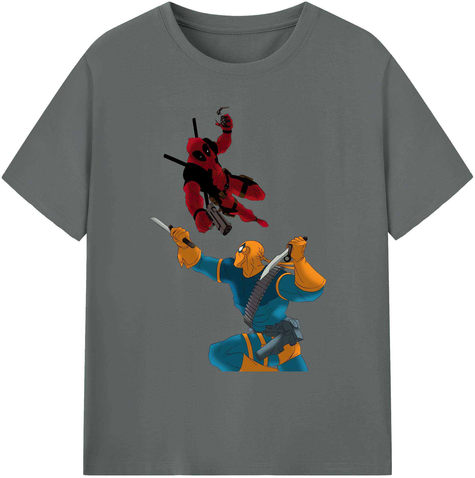 （画像用） Deadpool デッドプール 綿100％ メンズ半袖Tシャツ｜肌触りやわらか＆通気性